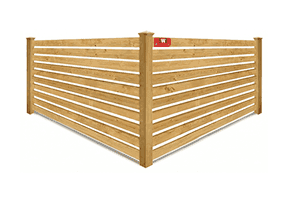 Horizontal Spaced Picket