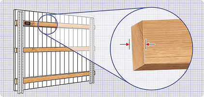 Wood Fence Rails
