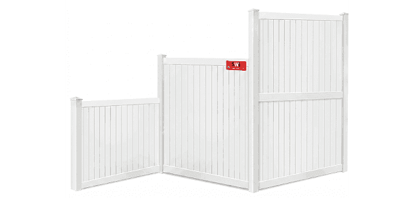 Vinyl fence height options