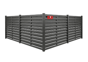 Semi-Privacy Aluminum Infill