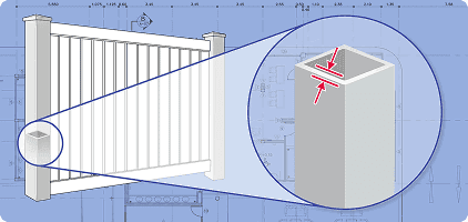Vinyl Fence Posts