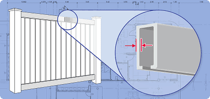 Vinyl Fence Rails