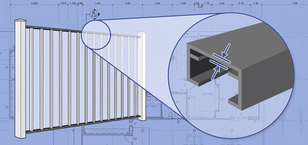 Aluminum Fence Rails