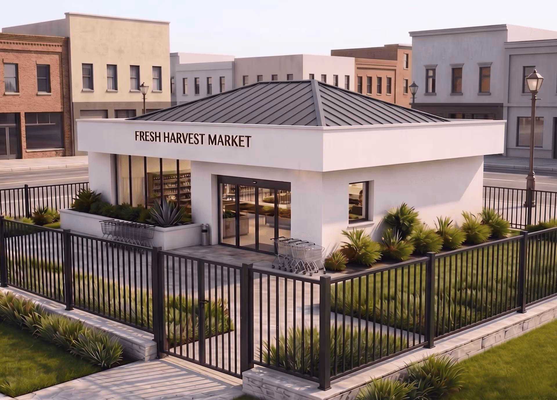Commercial Aluminum Fences