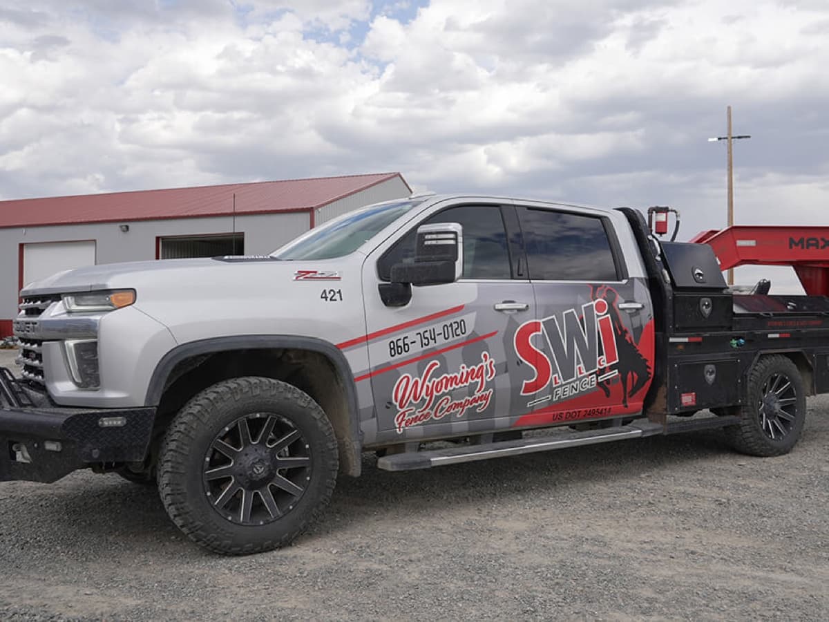 SWi Fence work truck