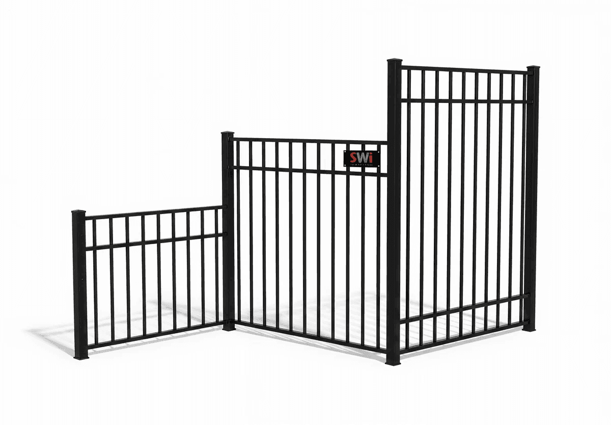 Commercial Aluminum Fence Height Options