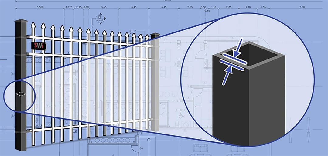 Ornamental Steel Posts