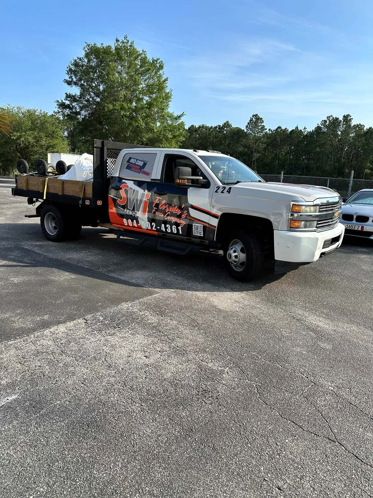 Swi Fence Florida Crew Work Truck